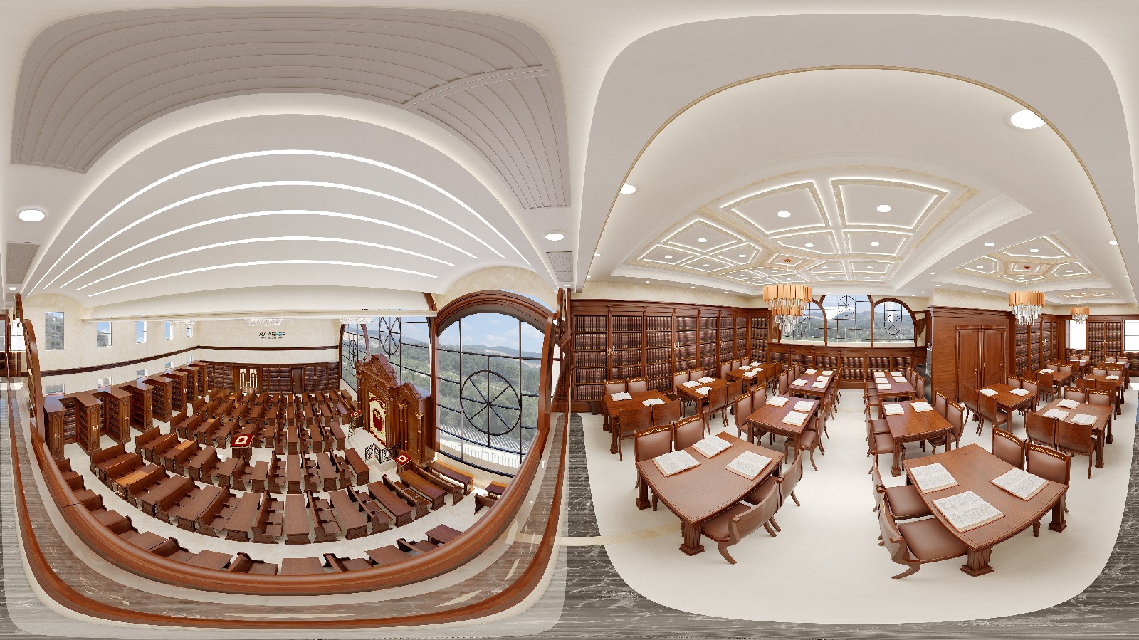 עיצוב, הדמיה ואדריכלות לביהמ"ד תולדות אהרן בבית שמש