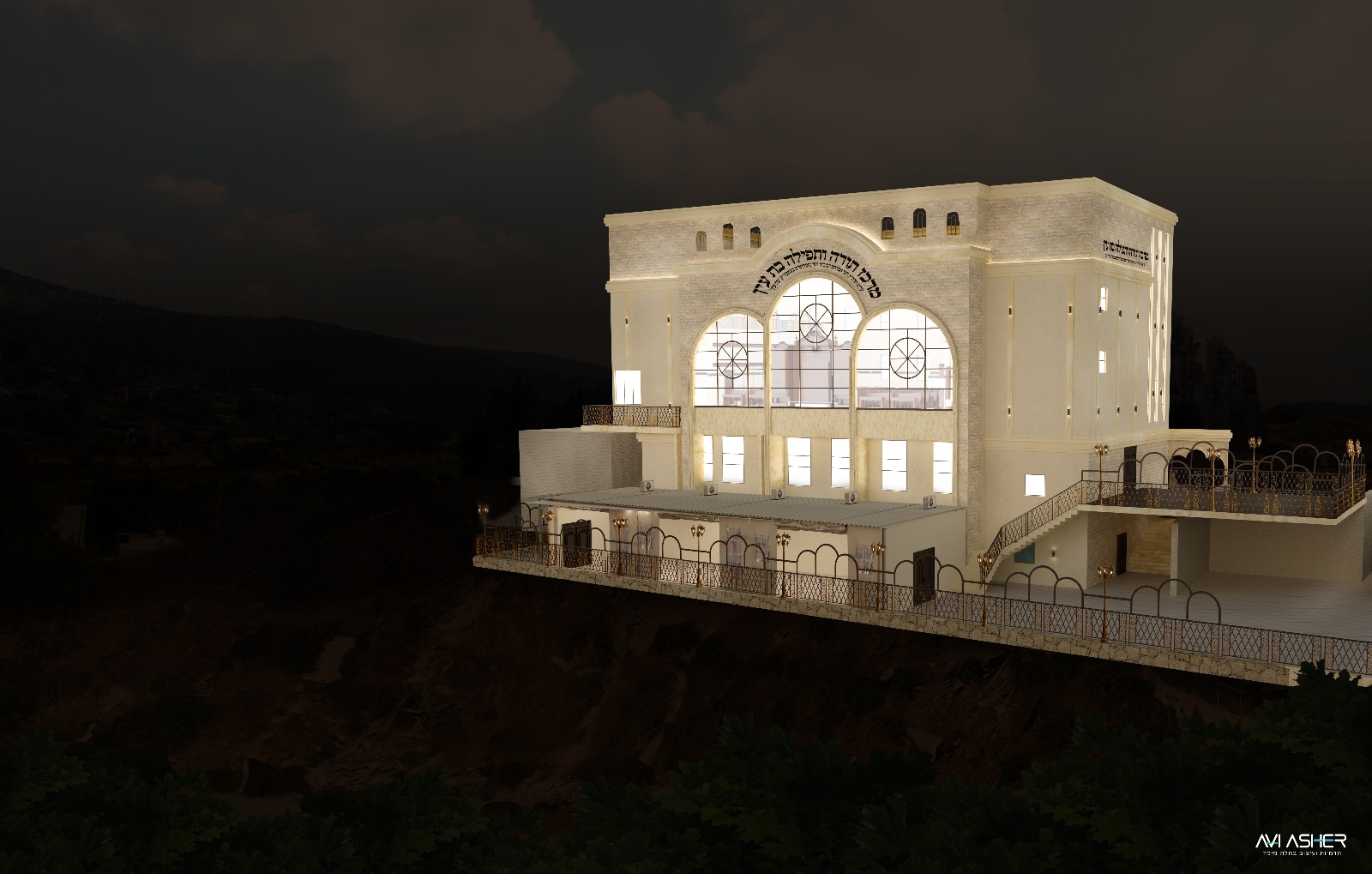 עיצוב, הדמיה ואדריכלות לביהמ"ד תולדות אהרן בבית שמש