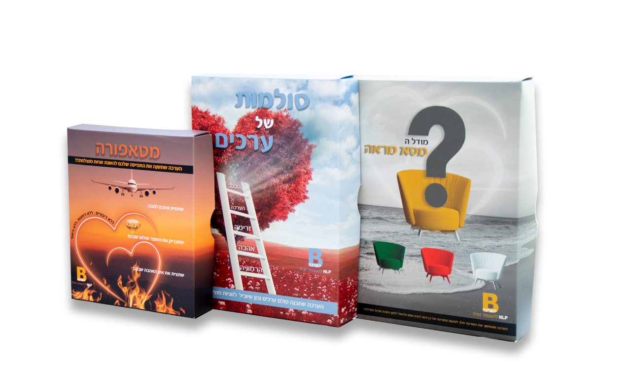 עיצוב סדרת 3 ערכות אימוניות בשיטת NLP