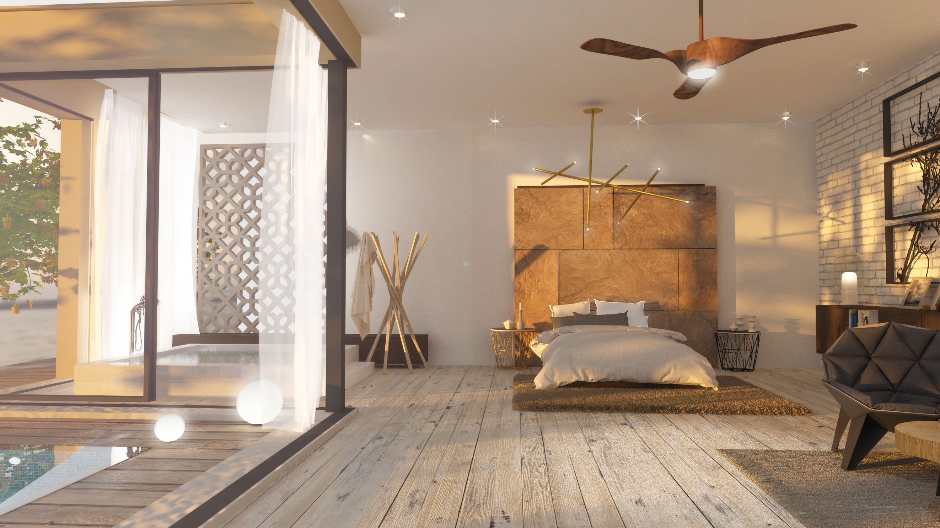 עיצוב צימר "בטבע" בצפון