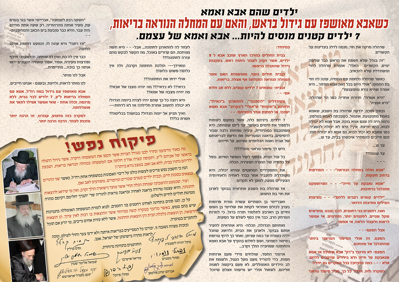 עלון 106   ילדים שהם אבא ואמא_פנימי
מרכז הצדקה