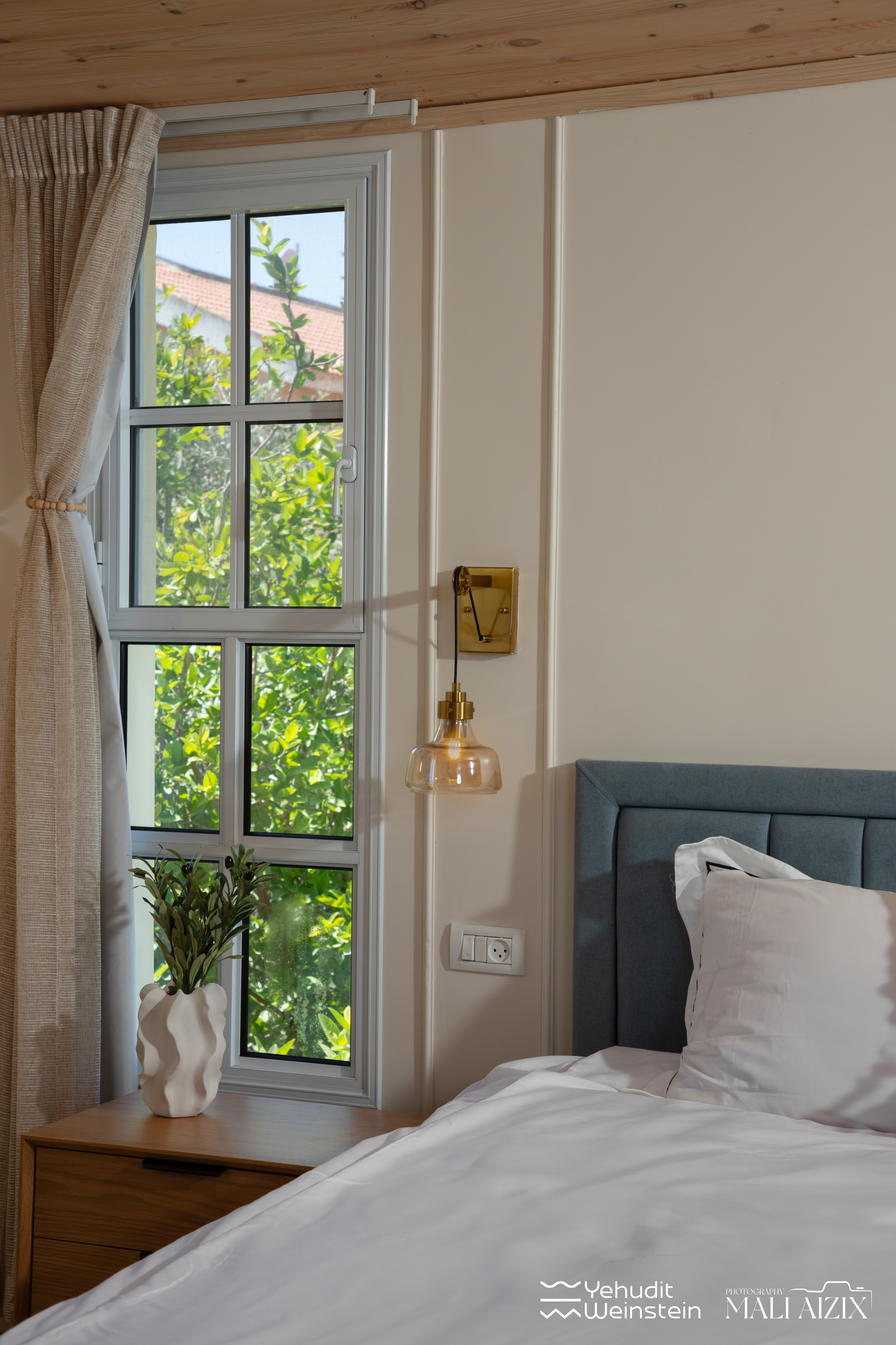 עליית גג שהפכה לחדר הורים