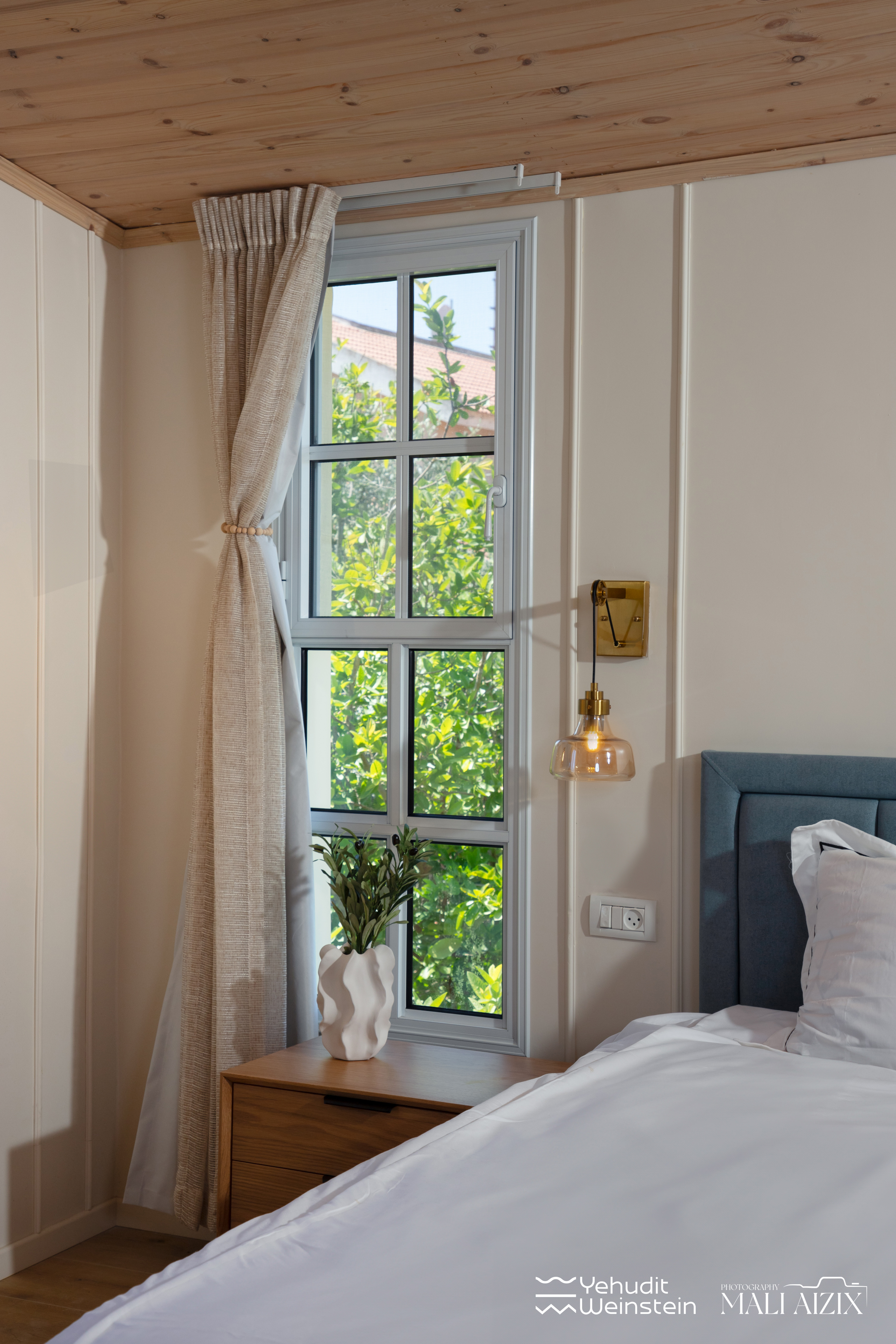 עליית גג שהפכה לחדר הורים