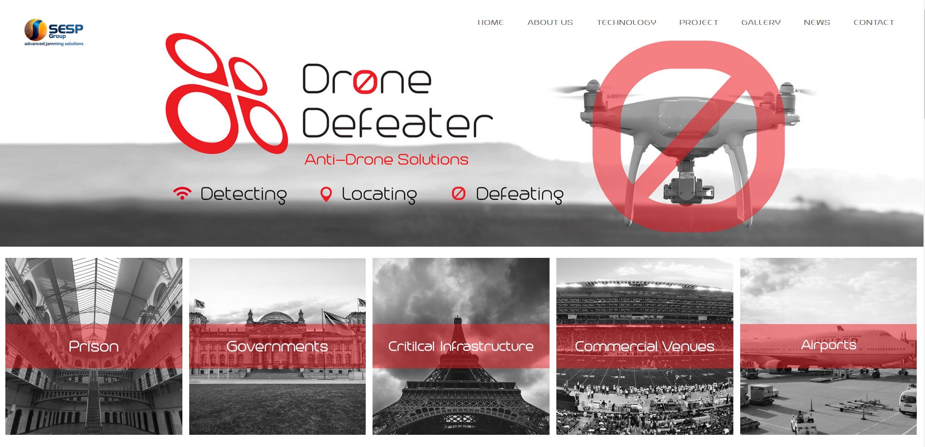 עמוד הבית - Drone Defeater