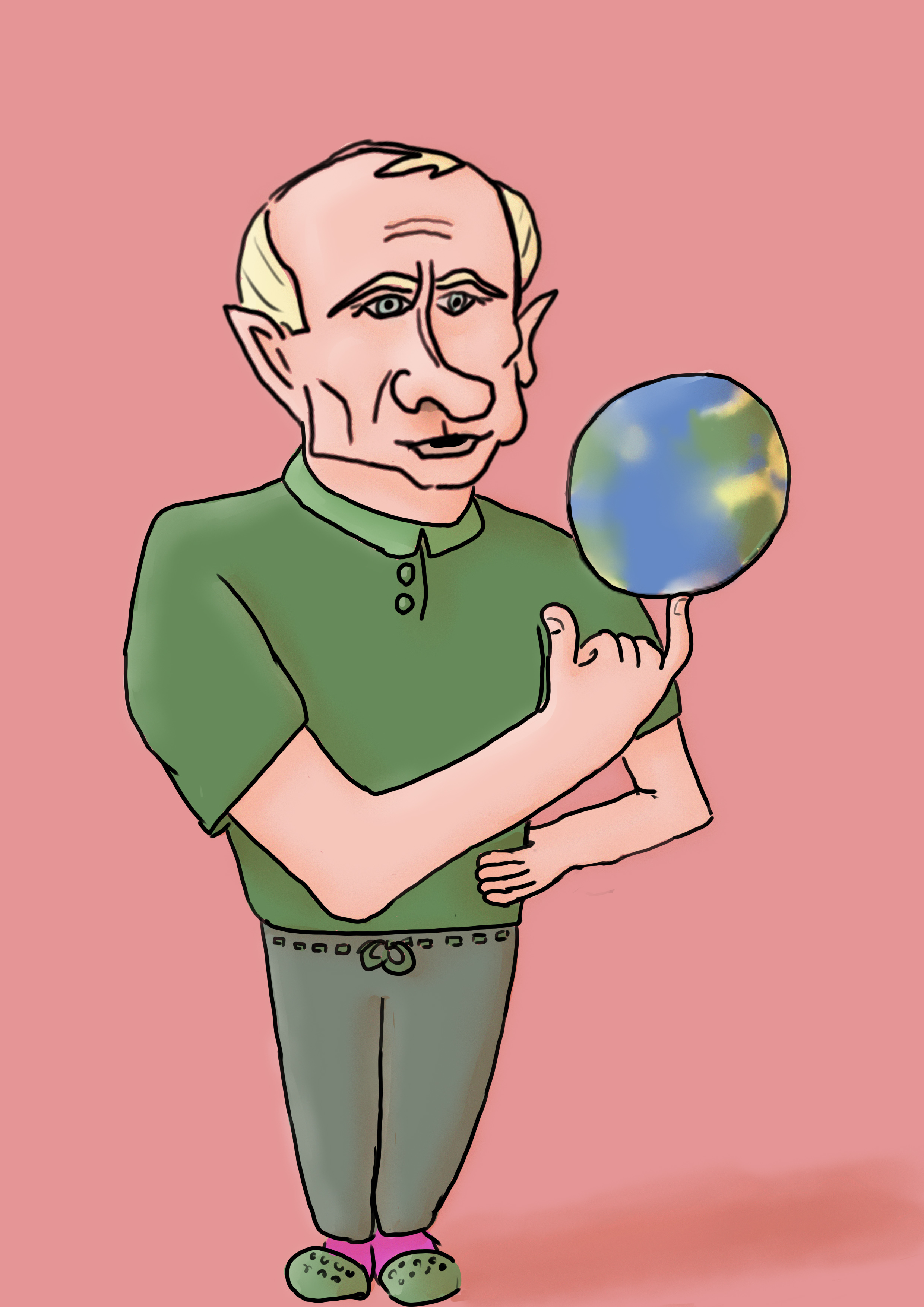 פוטין משחק עם העולם