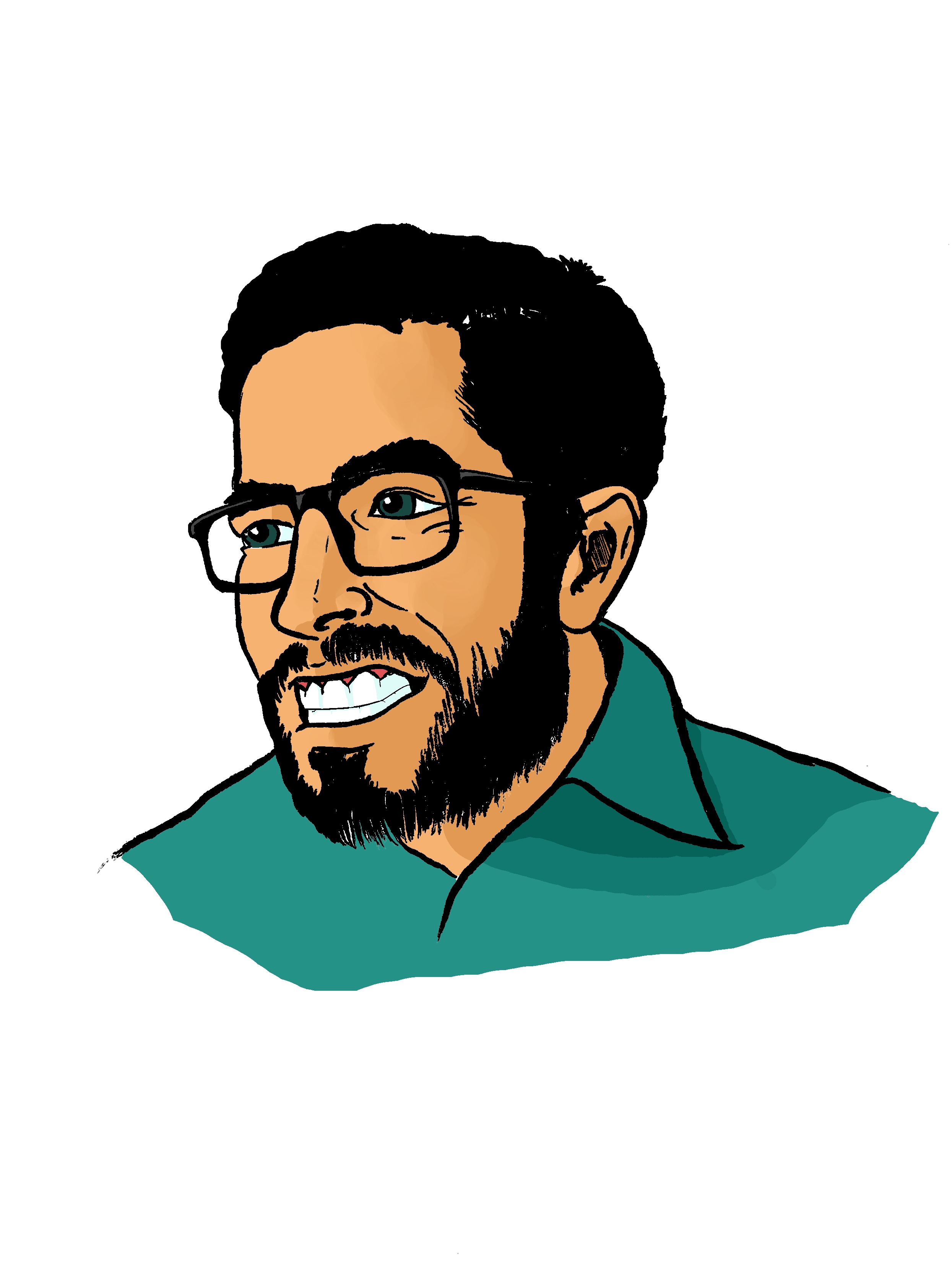 פורטרט צבוע איש