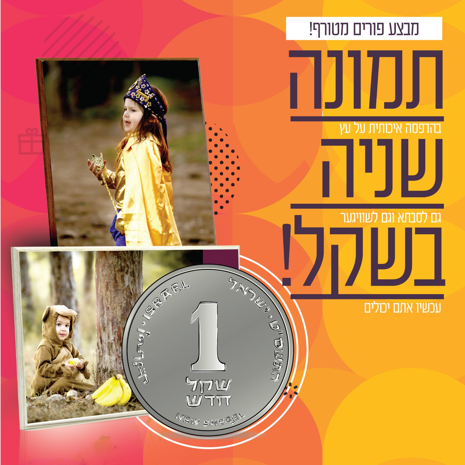 פורים תשעט פורמט מרובע