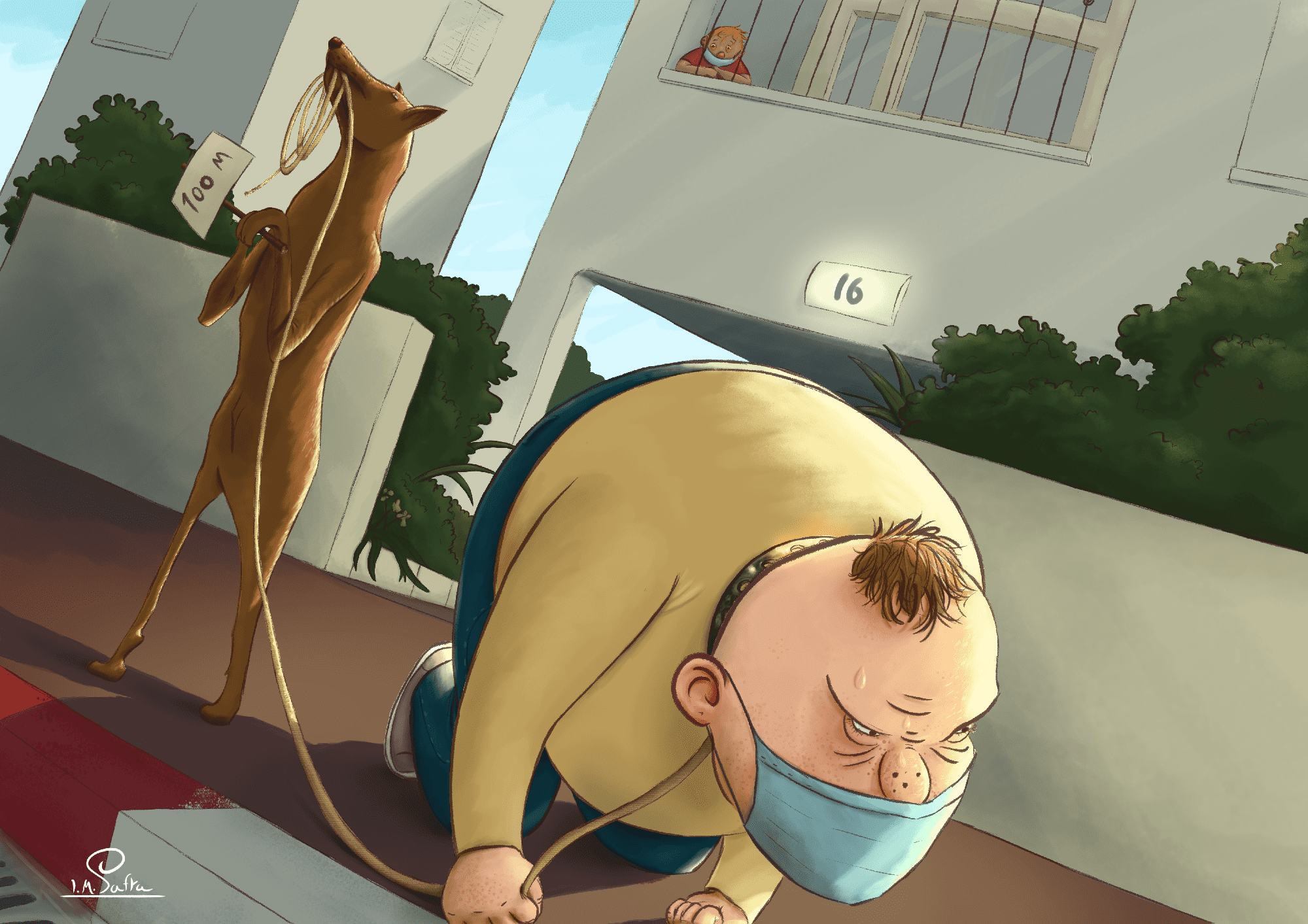 פחות ממאה מטר - קורונה