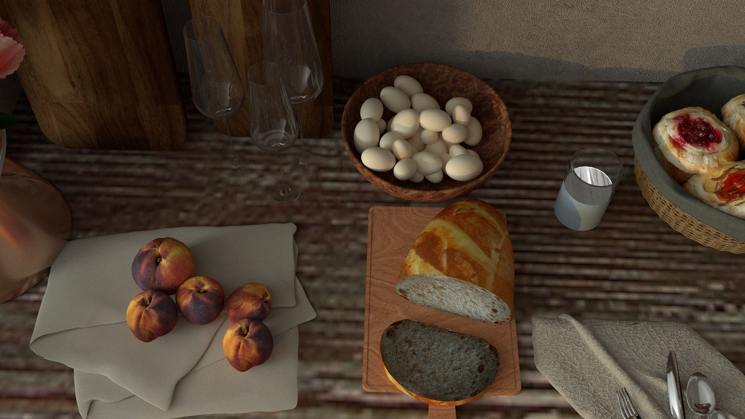 פינת מטבח רטרו- תקריב