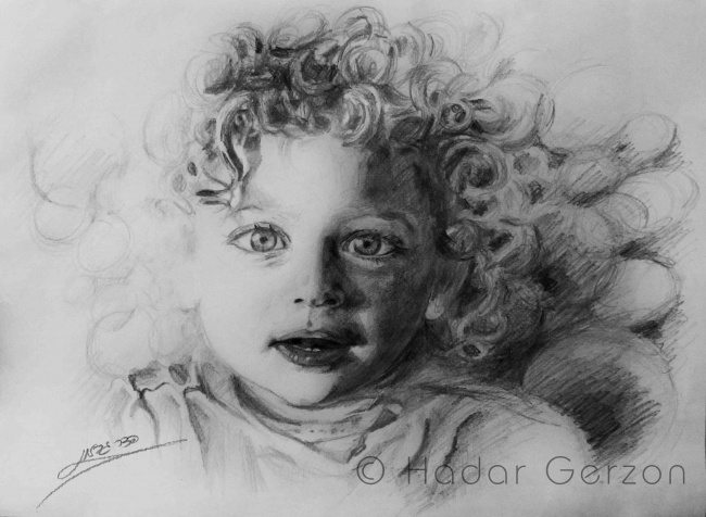 פרוטרט ילד מתוק