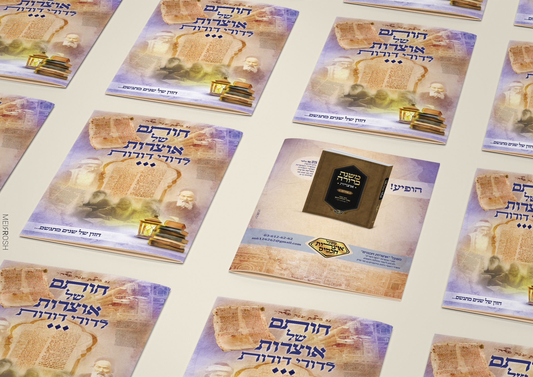 פרוספקט אוצרות משנ"ב MeirRoshDesign