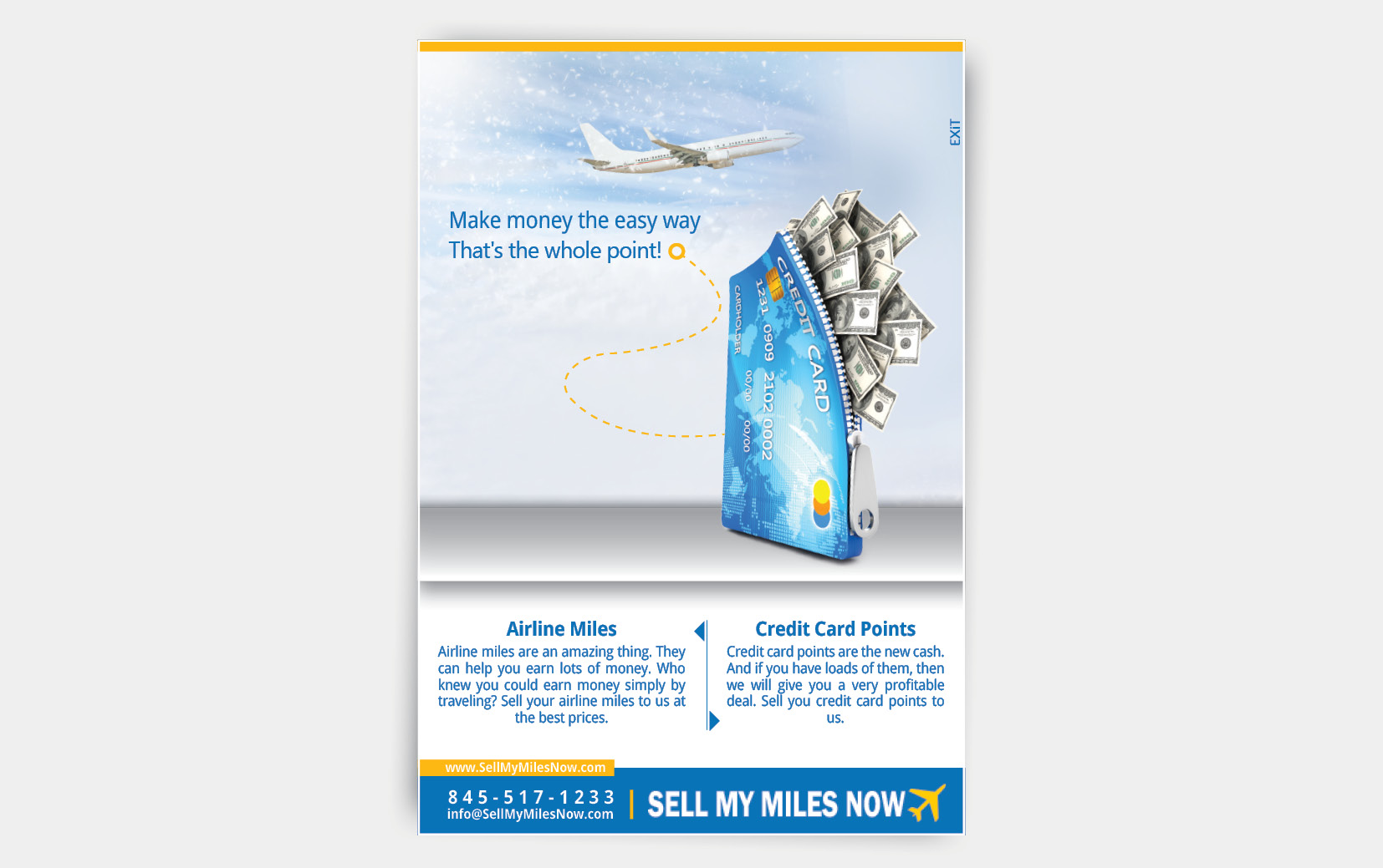 פרסום אנגלית | חברת מכירת נקודות אשראי