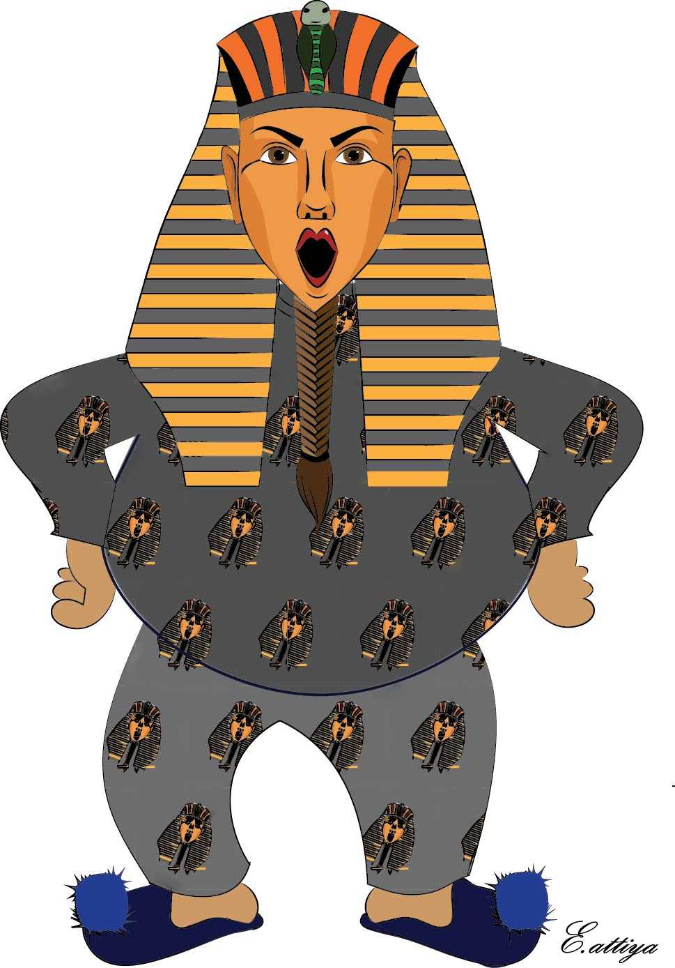 פרעה בפיג'מה