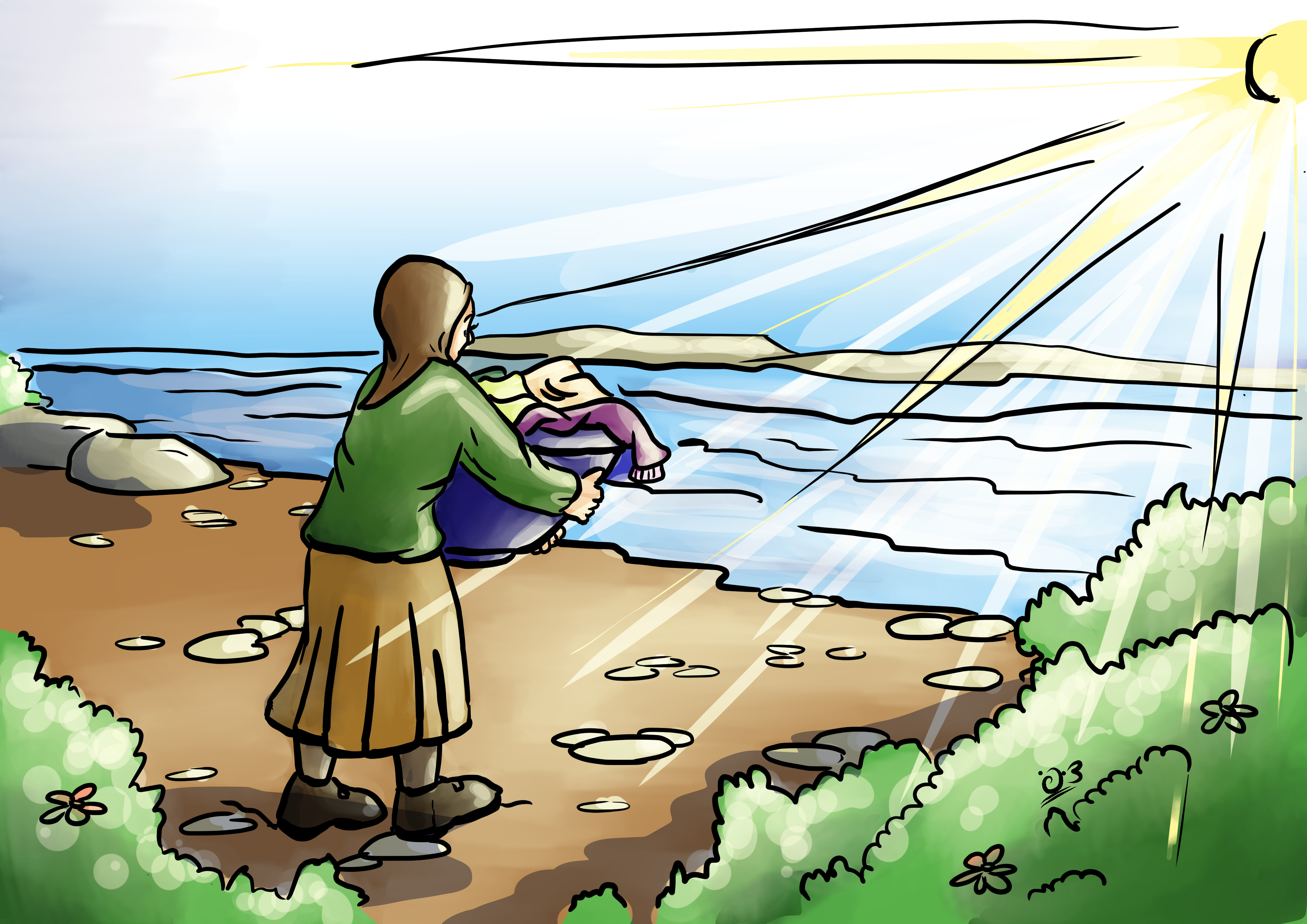 צבוע הולכת לים גודל טוב.jpg