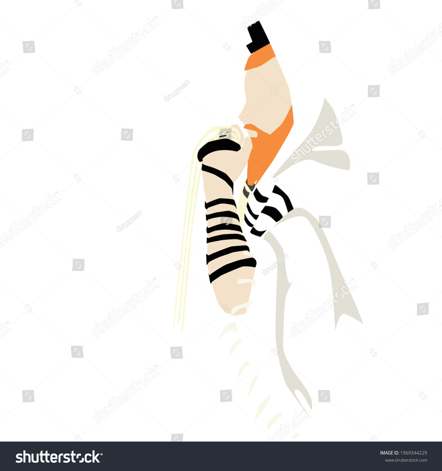 ציור אומנותי קליפ ארט קליפארט של יהודי עם טלית ותפילין של יד ושל ראש מניח תפילין כתמי צבע על ר...jpg