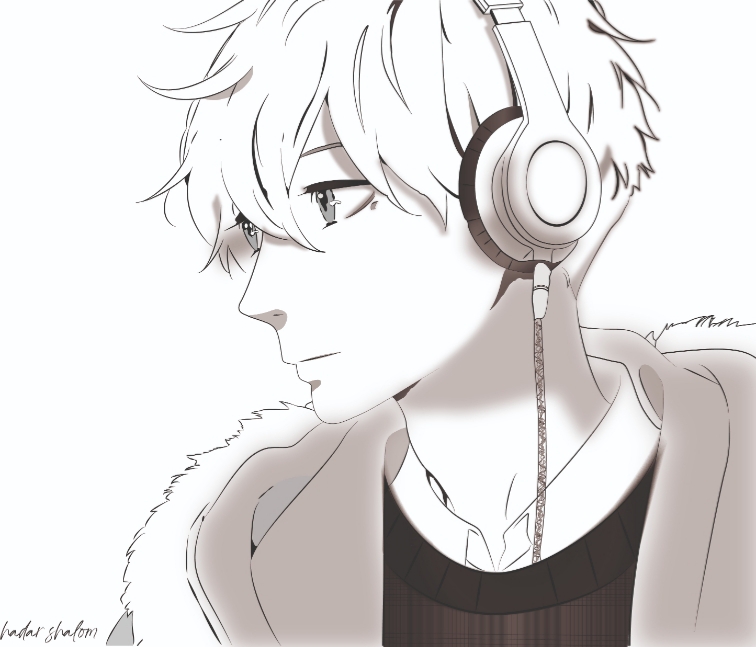 ציור אנימה - דיגיטלי