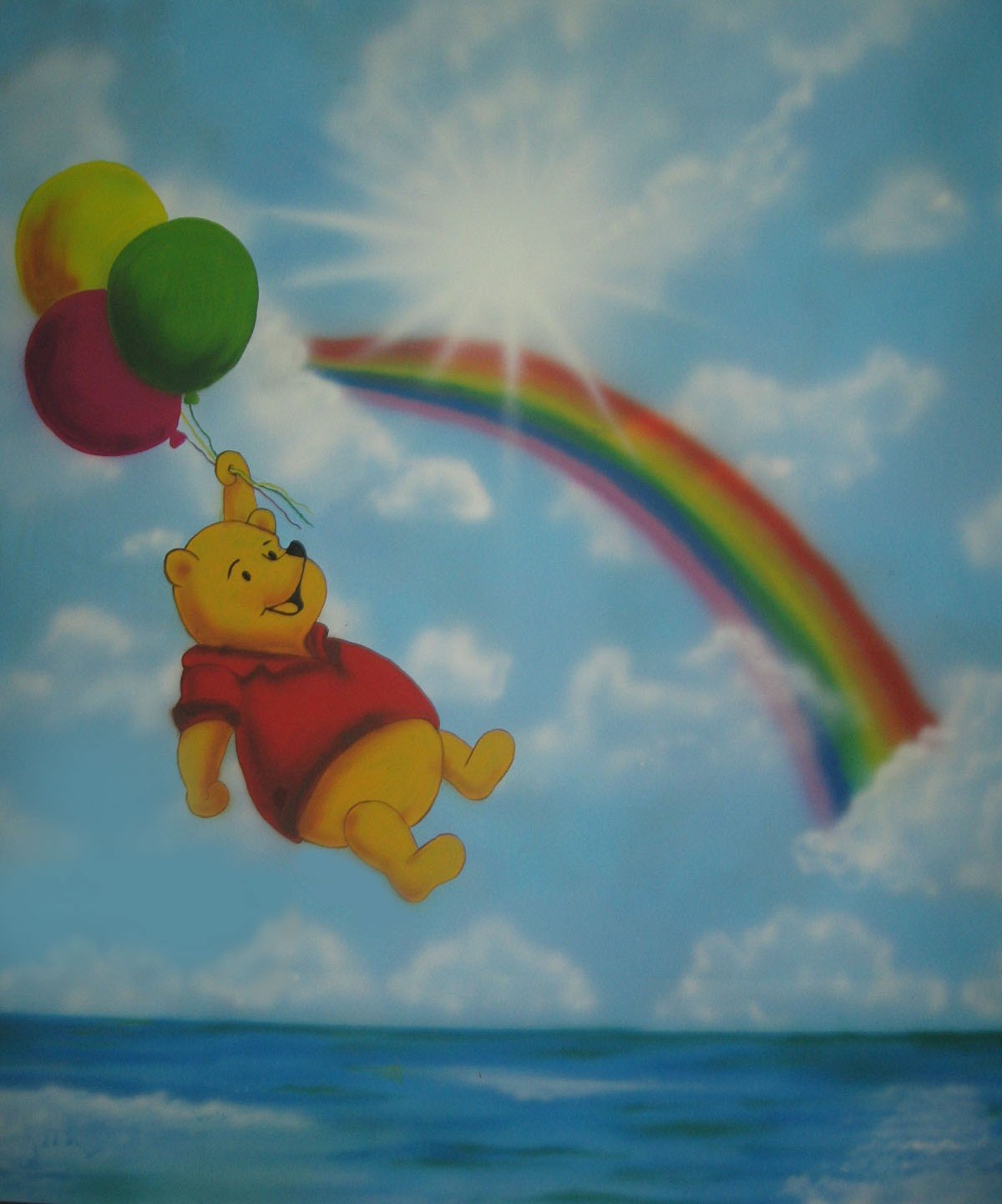 ציור באירבראש פו הדב