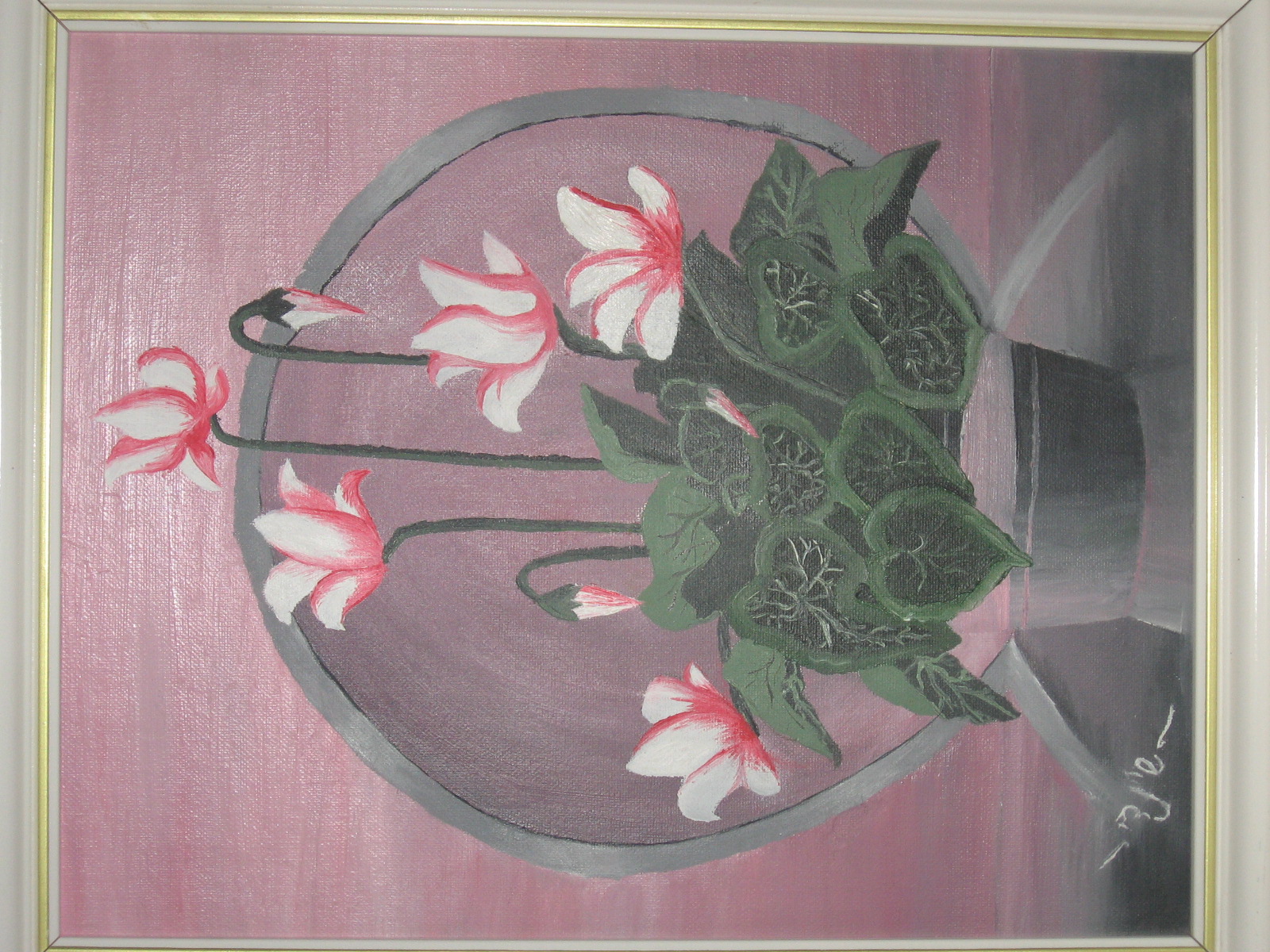 ציור בשמן 
(צויר בגיל 12)