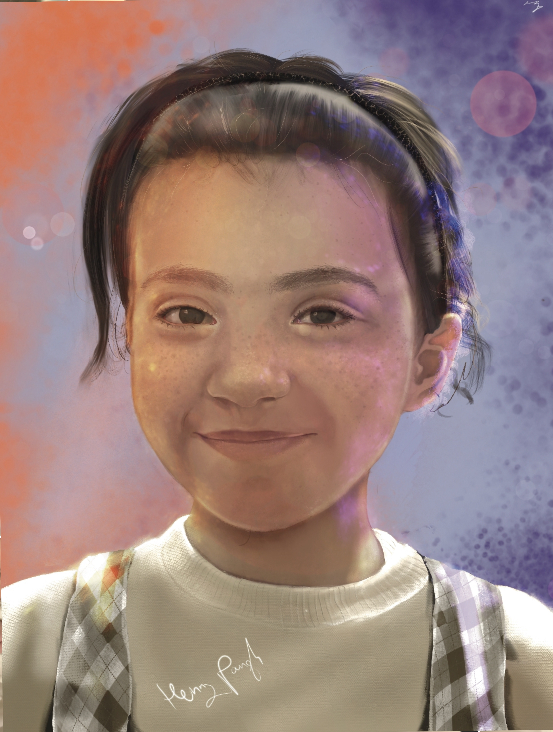 ציור דיוקן - הני פנט