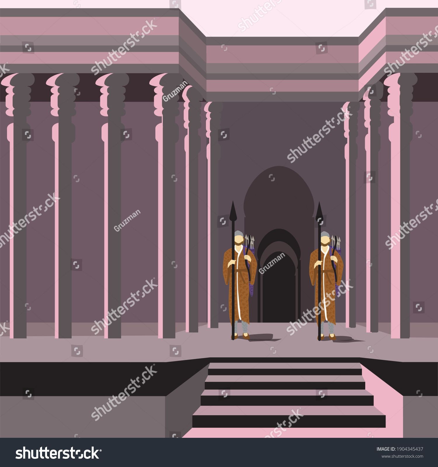 ציור וקטורי קליפ ארט של בגתן ותרש ציורי המגילה לשימוש פרטי מסחרי בתשלום-1904345437.jpg