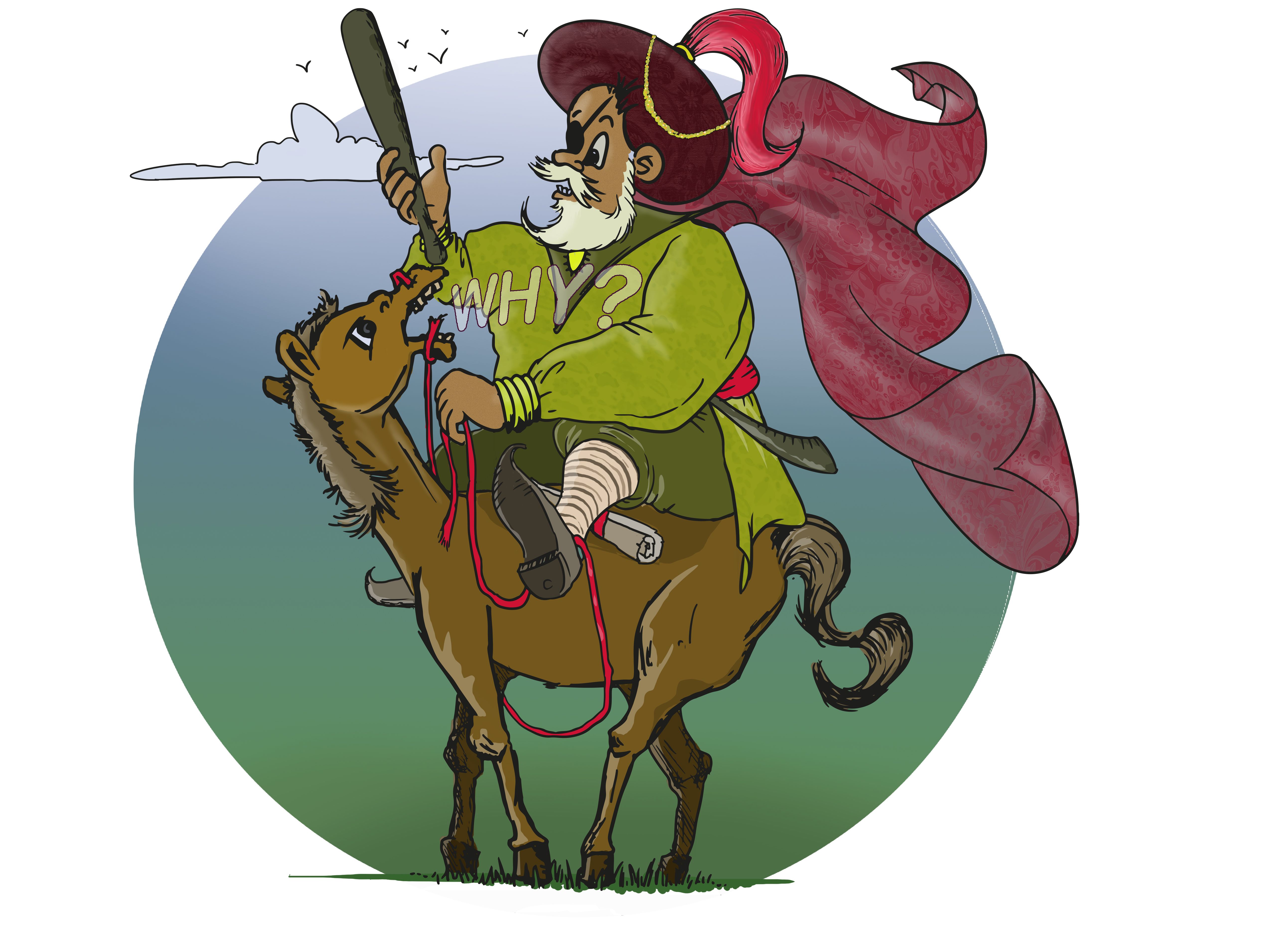 ציור לפרשת בלק