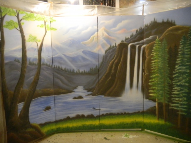 ציור נוף תפאורה
תפאורה על דיקט
ציור קיר נוף
תפאורה לתיאטרון
תפאורה להצגות