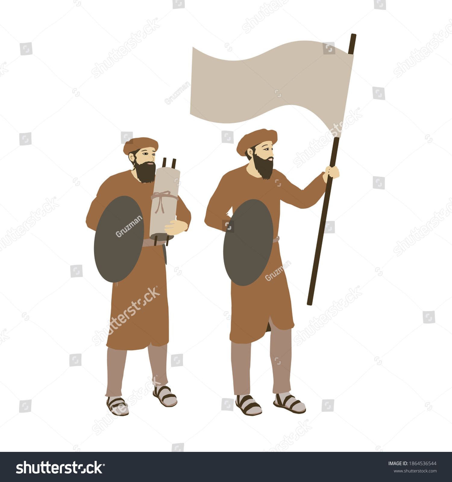 ציור של המכבים מכבים יהודי המכבי יהודה מלחמה מלחמת חנוכה ניצחון דתיים חרדים 1864536544.jpg