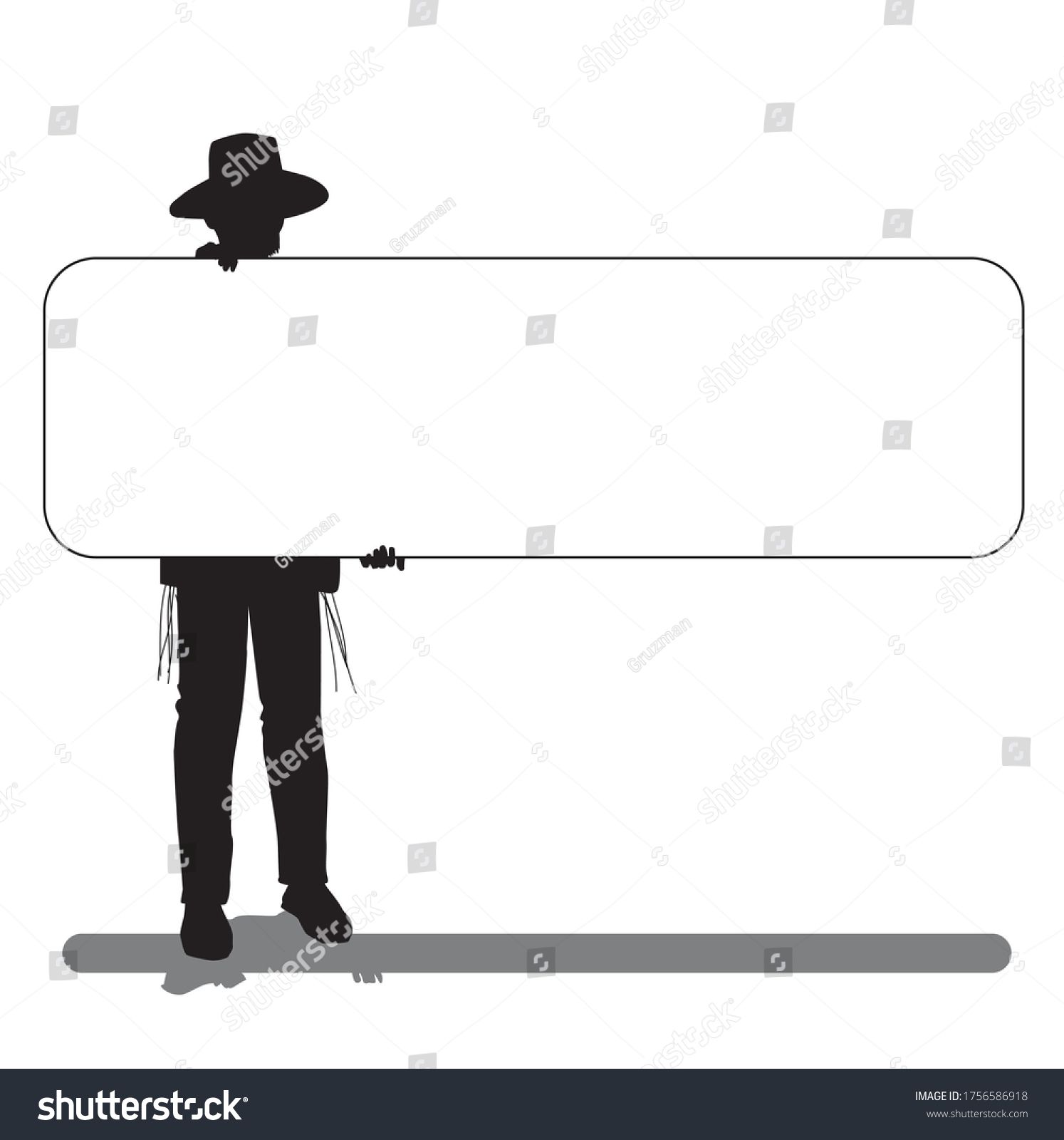 צללית של חסיד מחזיק שלט-1756586918.jpg