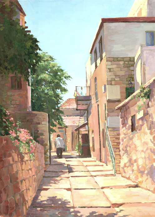 צפת_סמטה_שקטה_בקר_אסנת לב.jpg