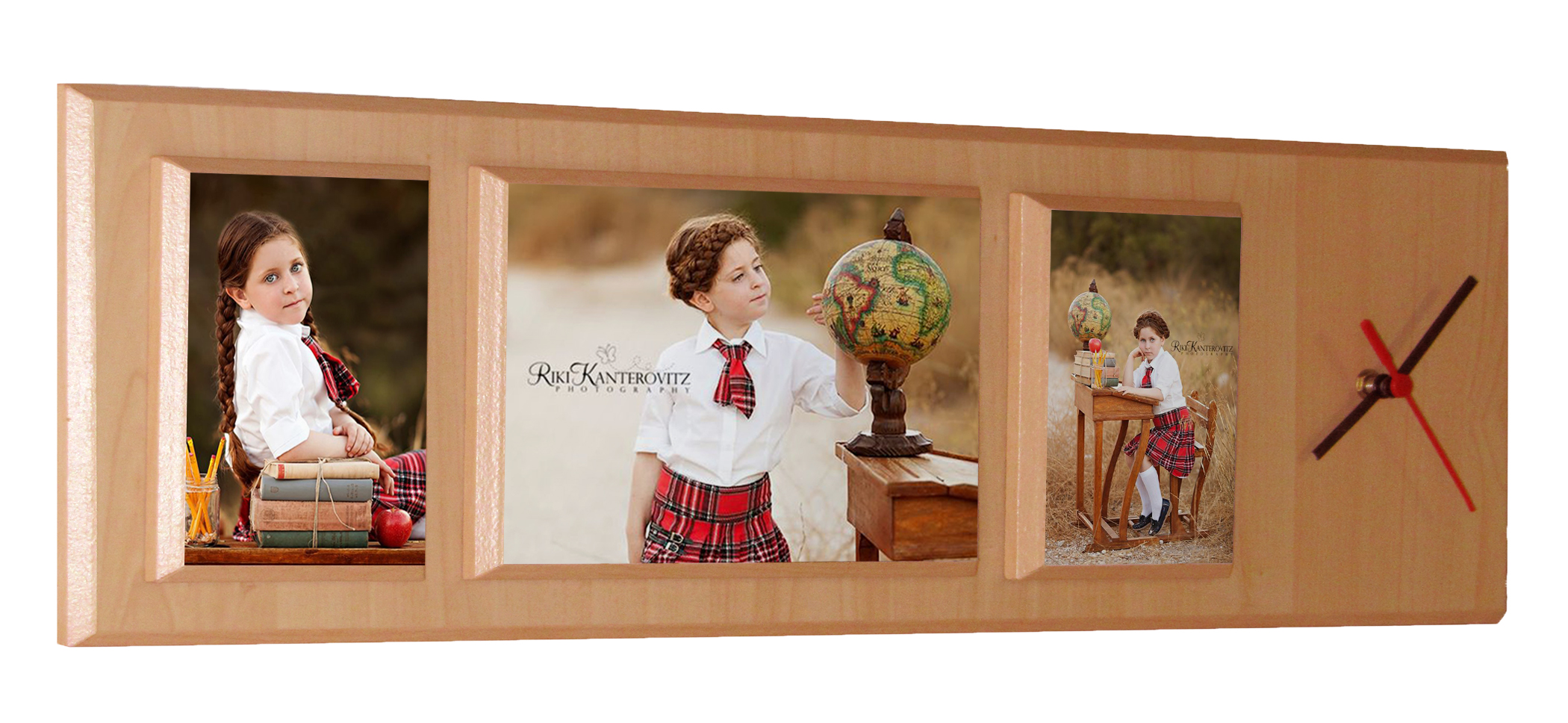 קולאז שעון ריקי קנטרוביץ