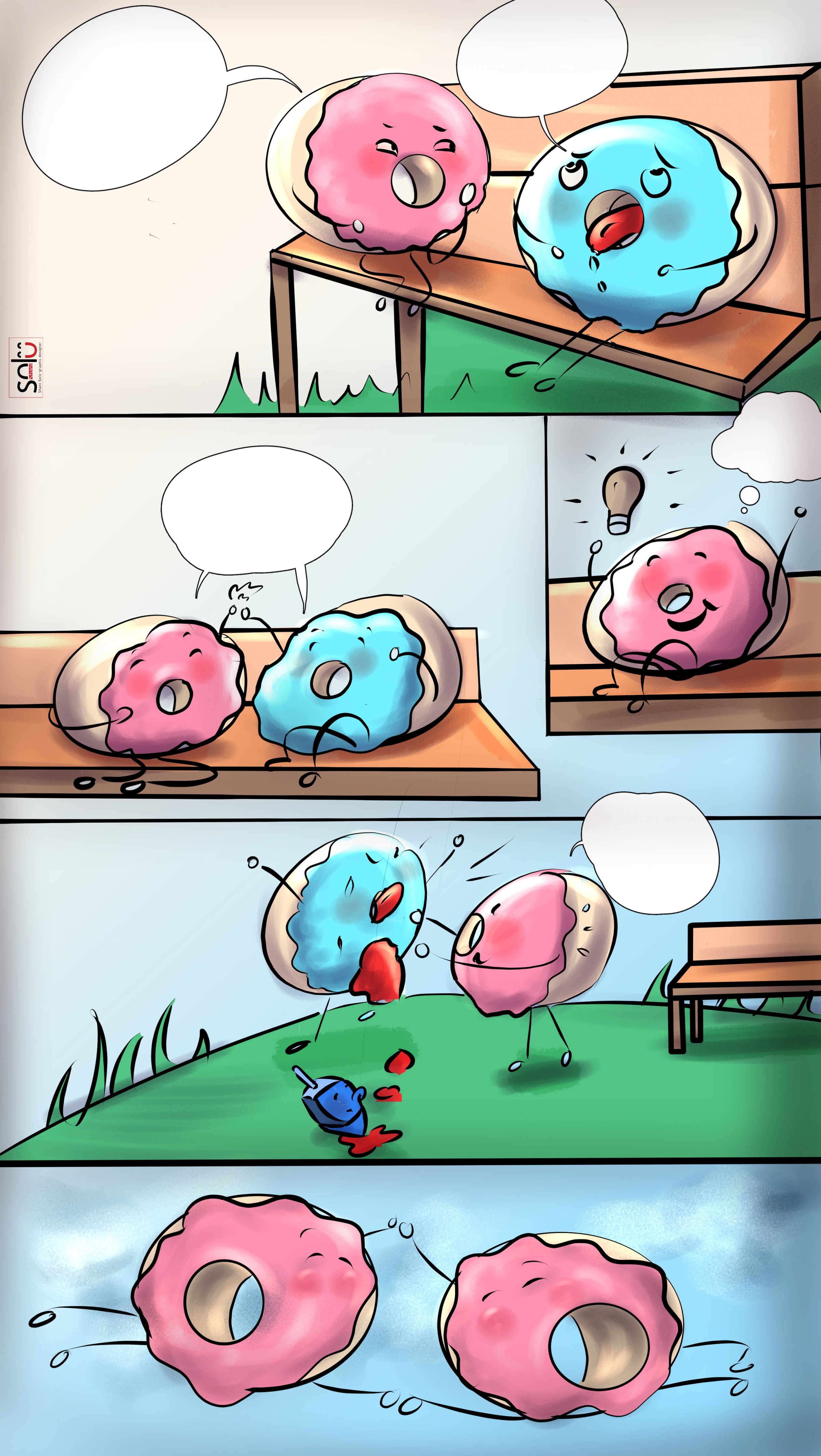 קומיקס סופגניות לארגון שמורה