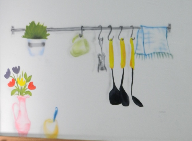 קישוטי קיר
קישוט קיר למטבח
ציור קיר למטבח