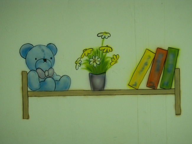 קישוט קיר לחדר
אלמנטים מצוירים לבית