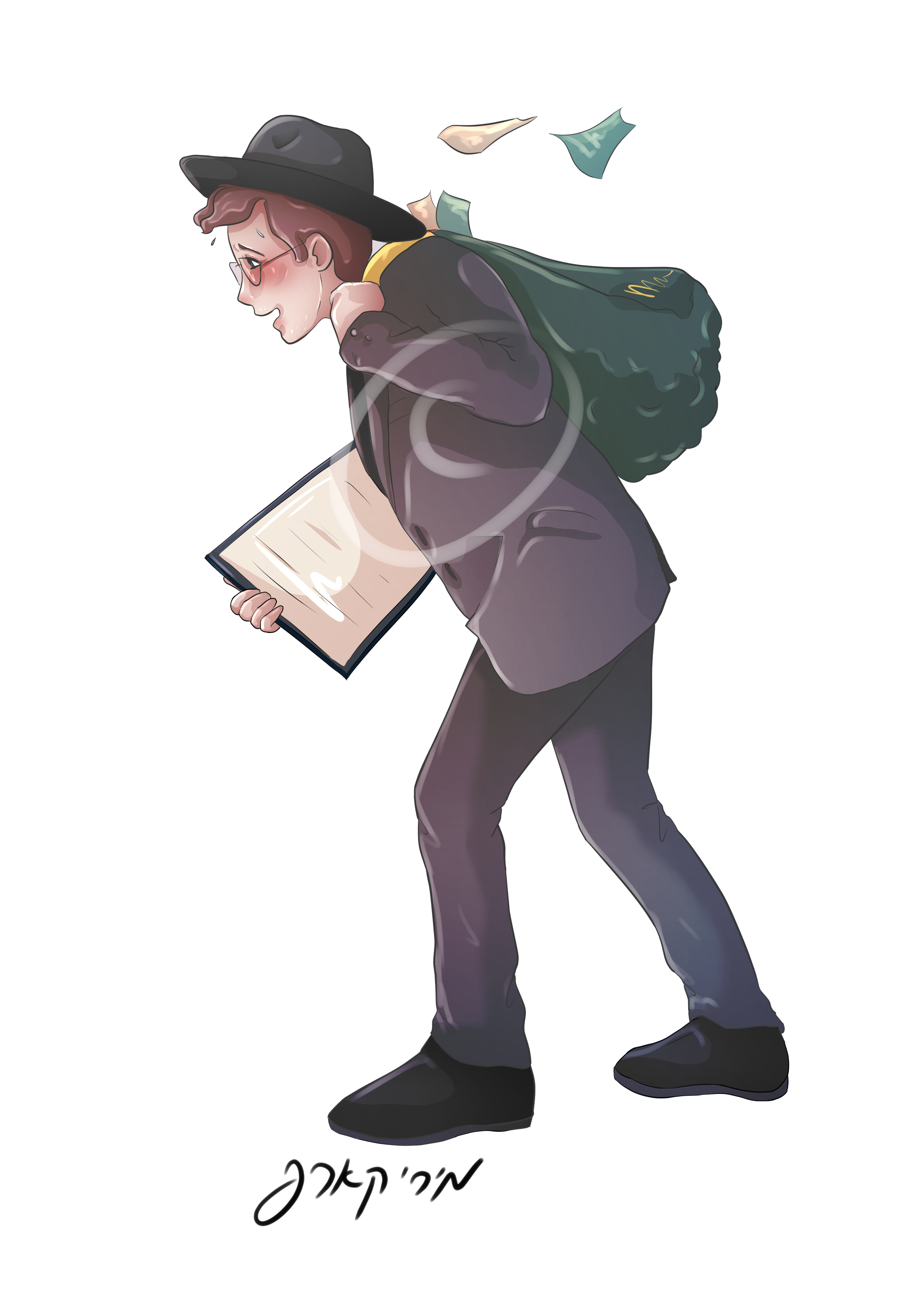 קריקטורה בחור