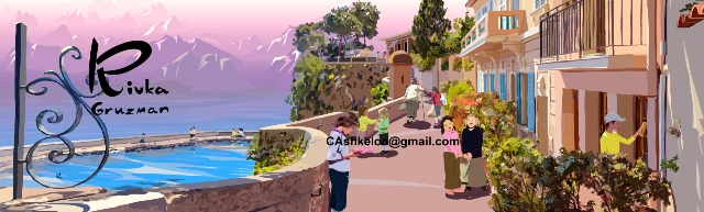 רבקה גרוזמן ציור קיר ענק