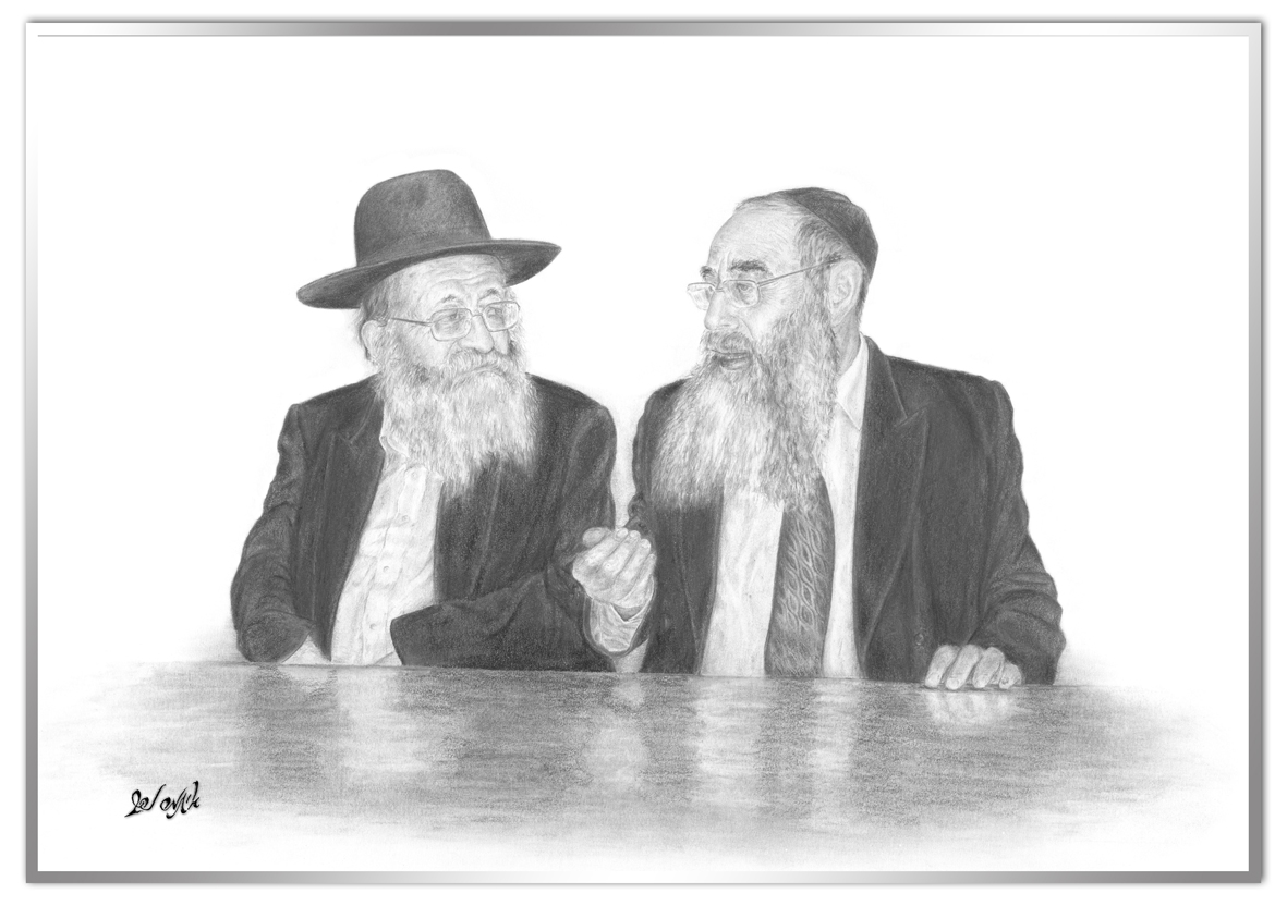 רה''י והמשגיח
הגר"ש אנגלנדר שליט"א והגר"א רוט זצ״ל