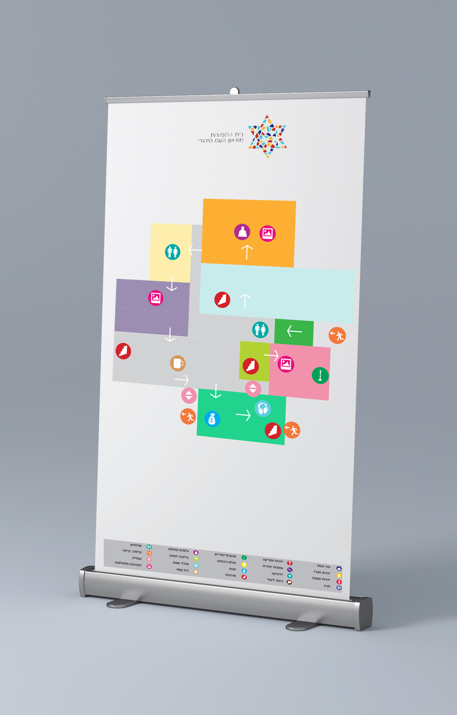 רולאפ מפה אינפוגרפית בית התפוצות