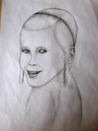 רישום דמויות בעיפרון 
התרשמות מתמונה.