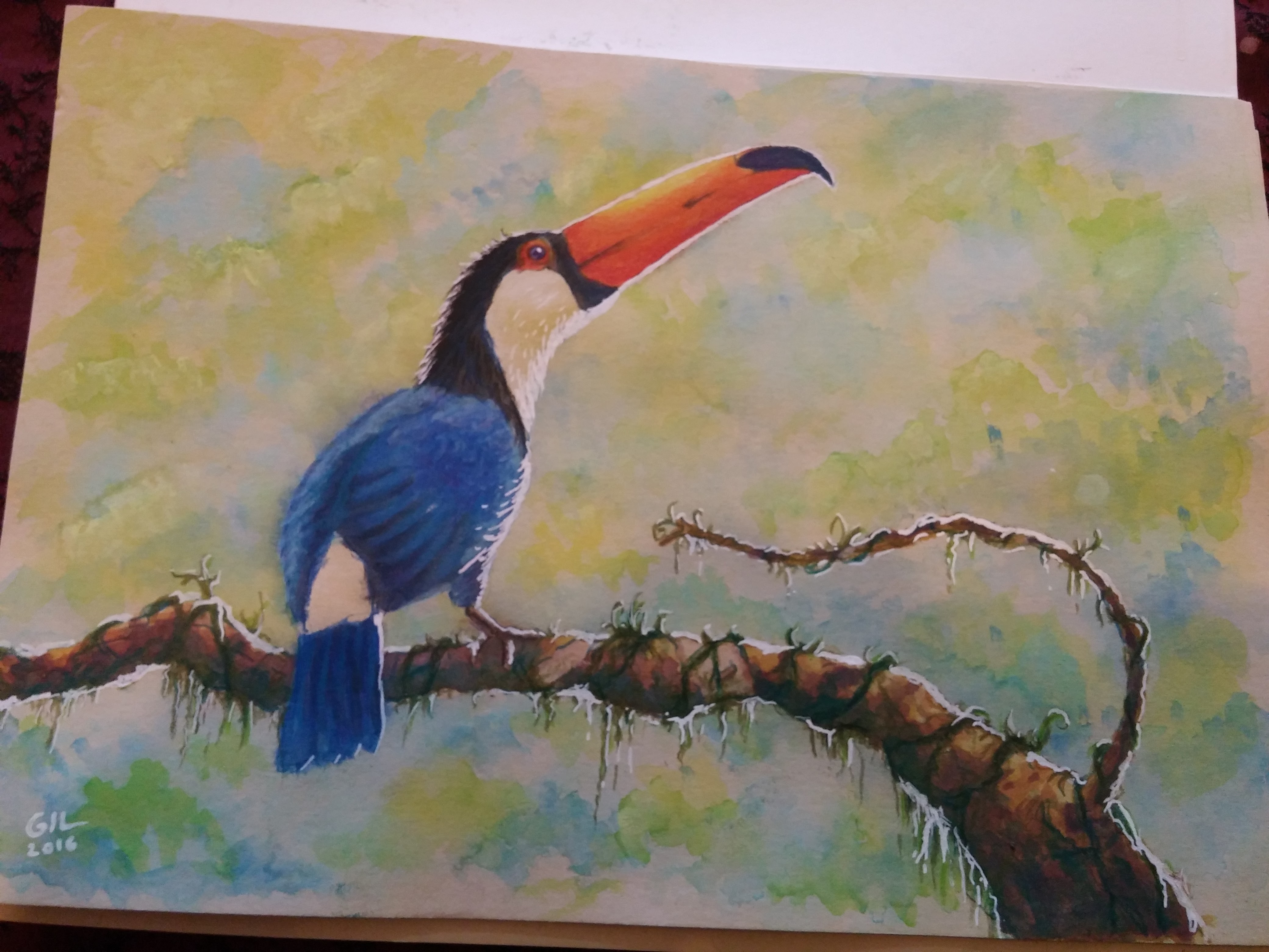 תוכן קטן שלי. צבעי מים ואקוורל