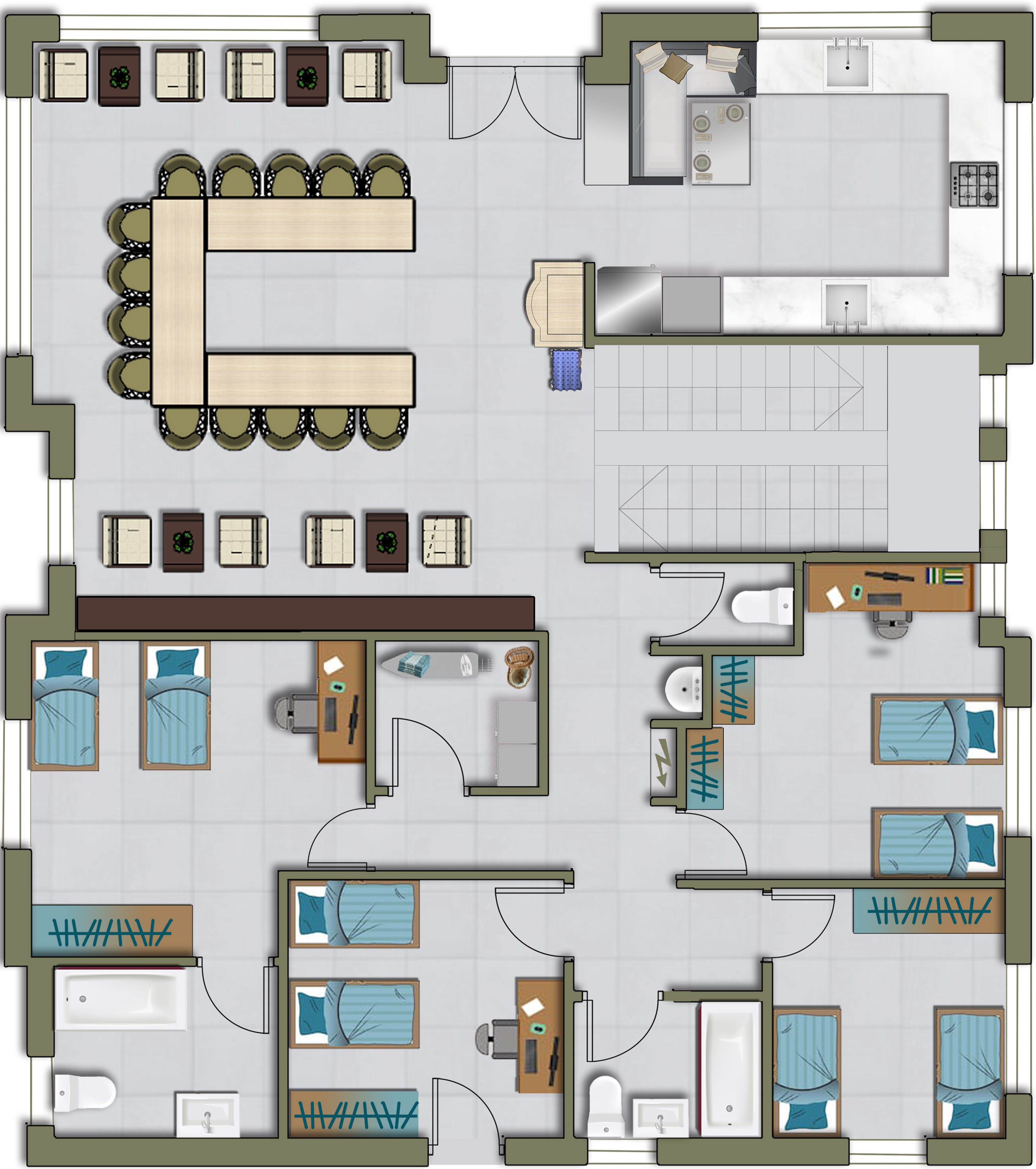 תוכנית מכר - קומה א