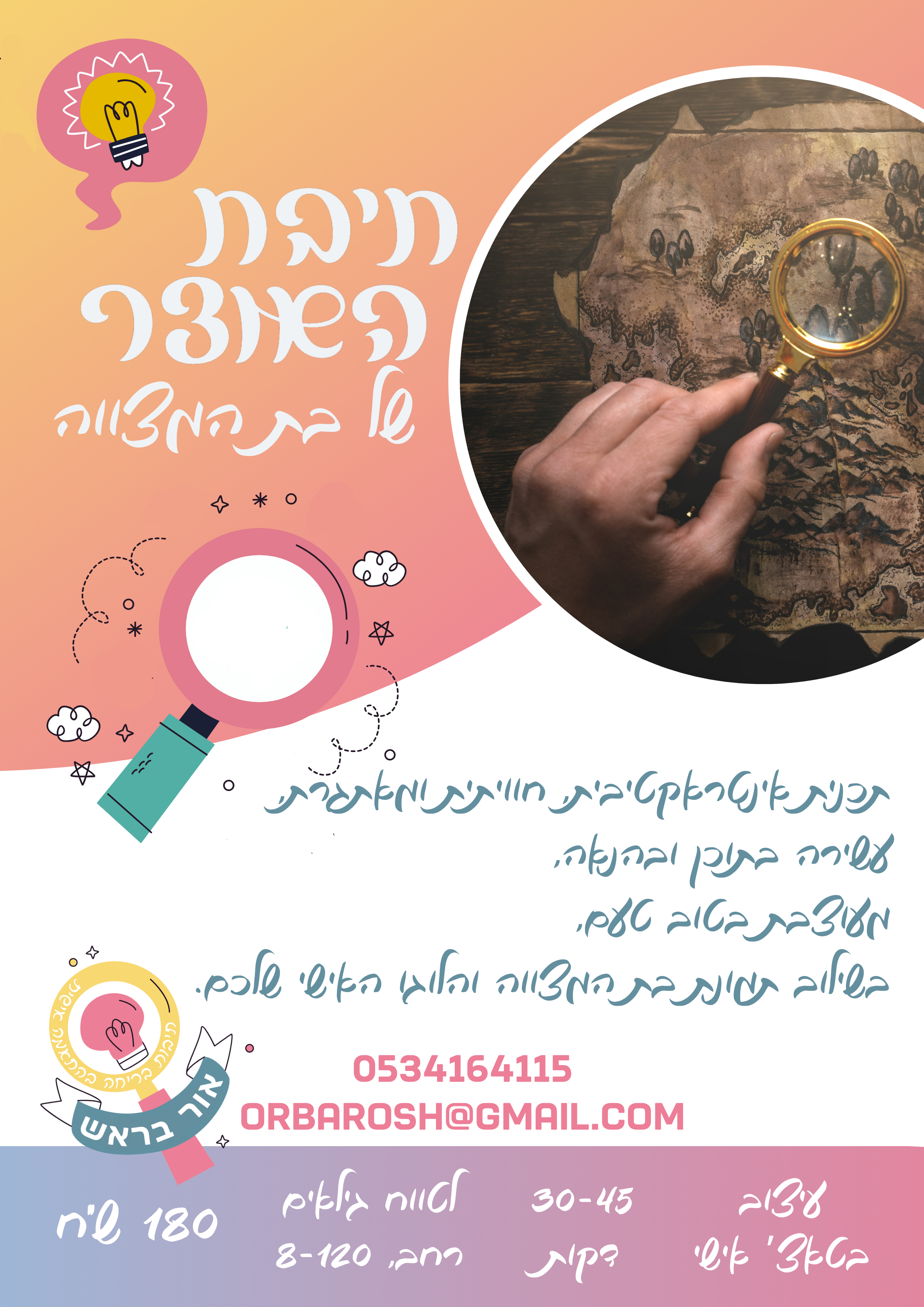 תוכנית "תיבת האוצר של בת המצווה"