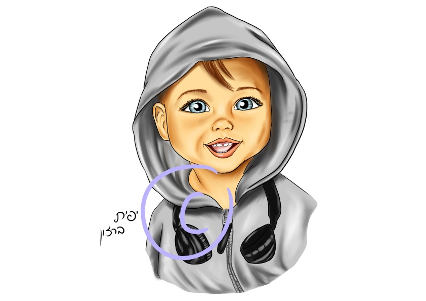 תינוק עם כובע