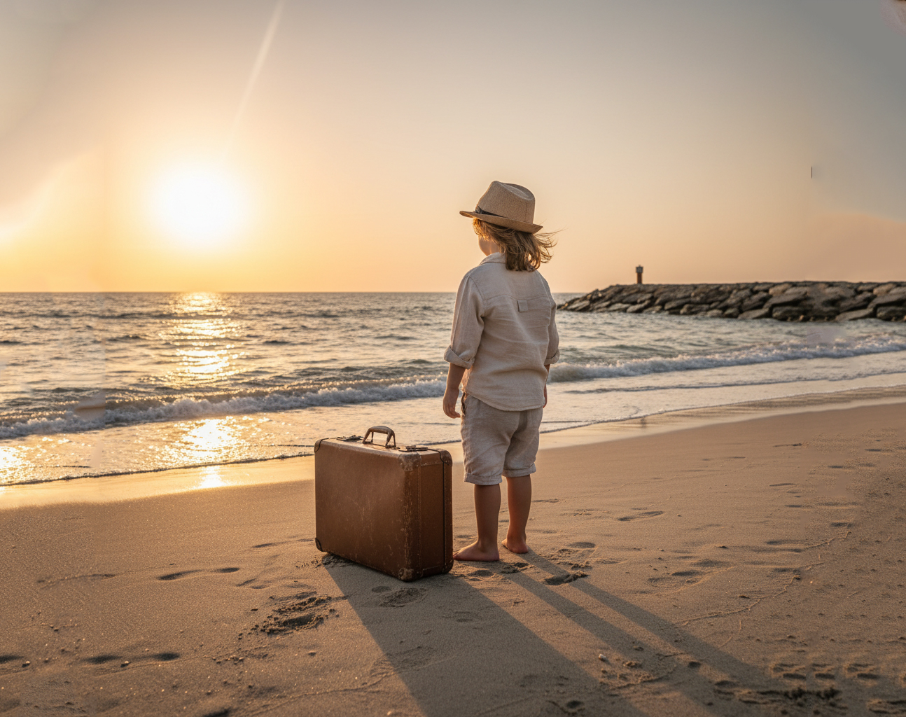 תמונה ריאליסטית בים AI