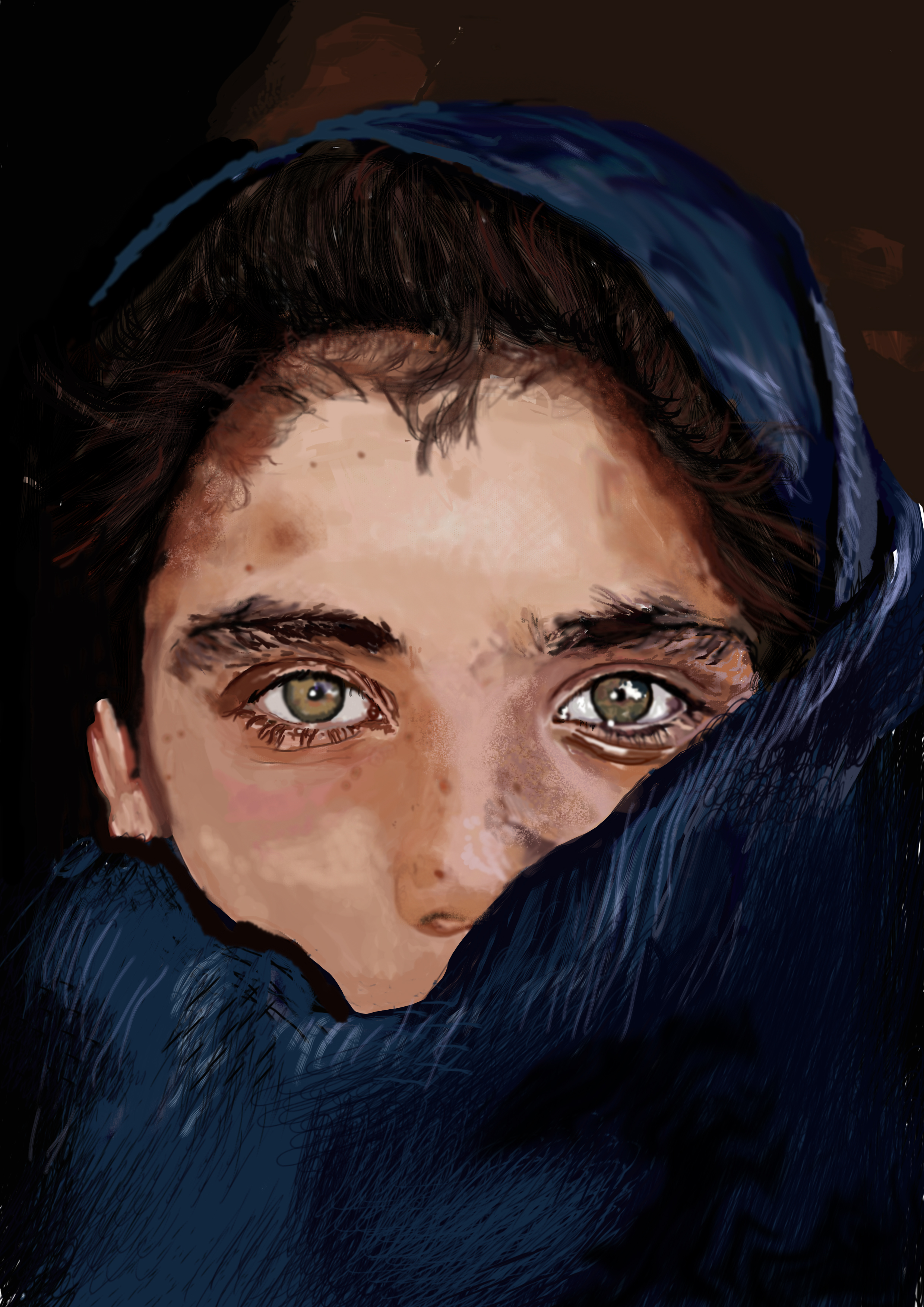 תמר פרידמן בחורה עם מטפחת