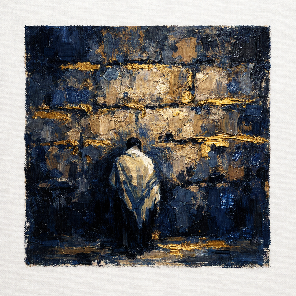 תפילה עם שחר בשריד בית המקדש