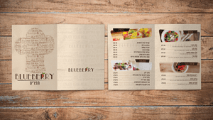 תפריט למסעדה