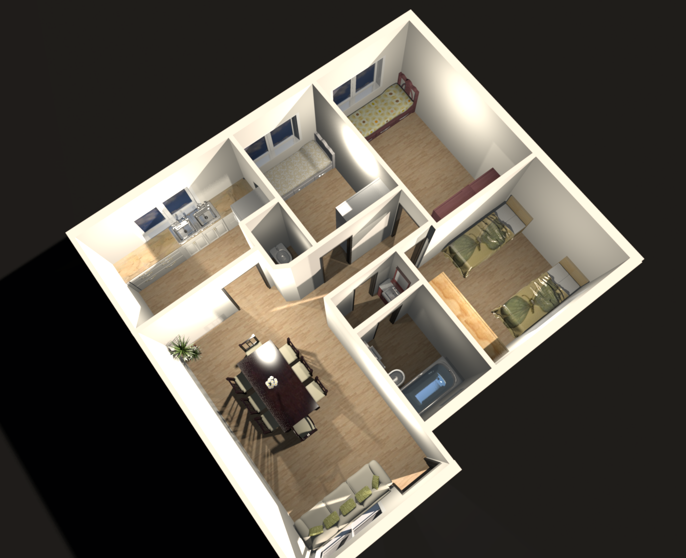 119 שלושה וחצי חדרים סהכ 65 מר