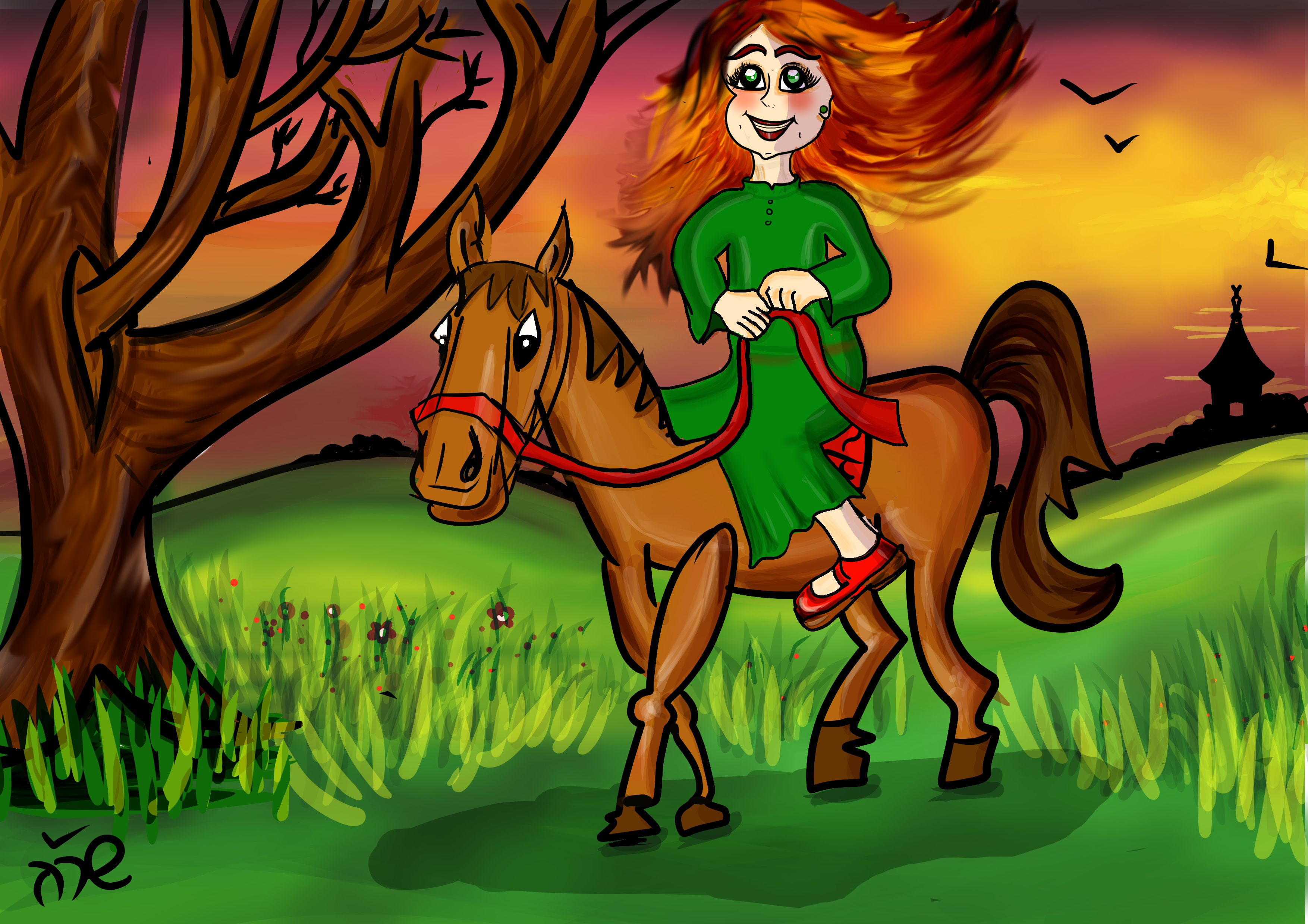 2ילדה עם סוס akd.jpg