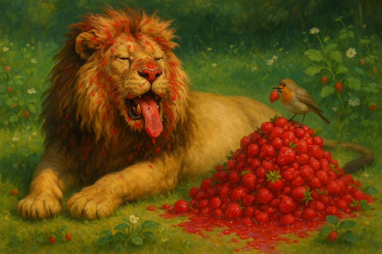 20250804_0119_אריה וסעודת תותים_simple_compose_01k1s06d4vfbx8gya2ak3qk9fh.png