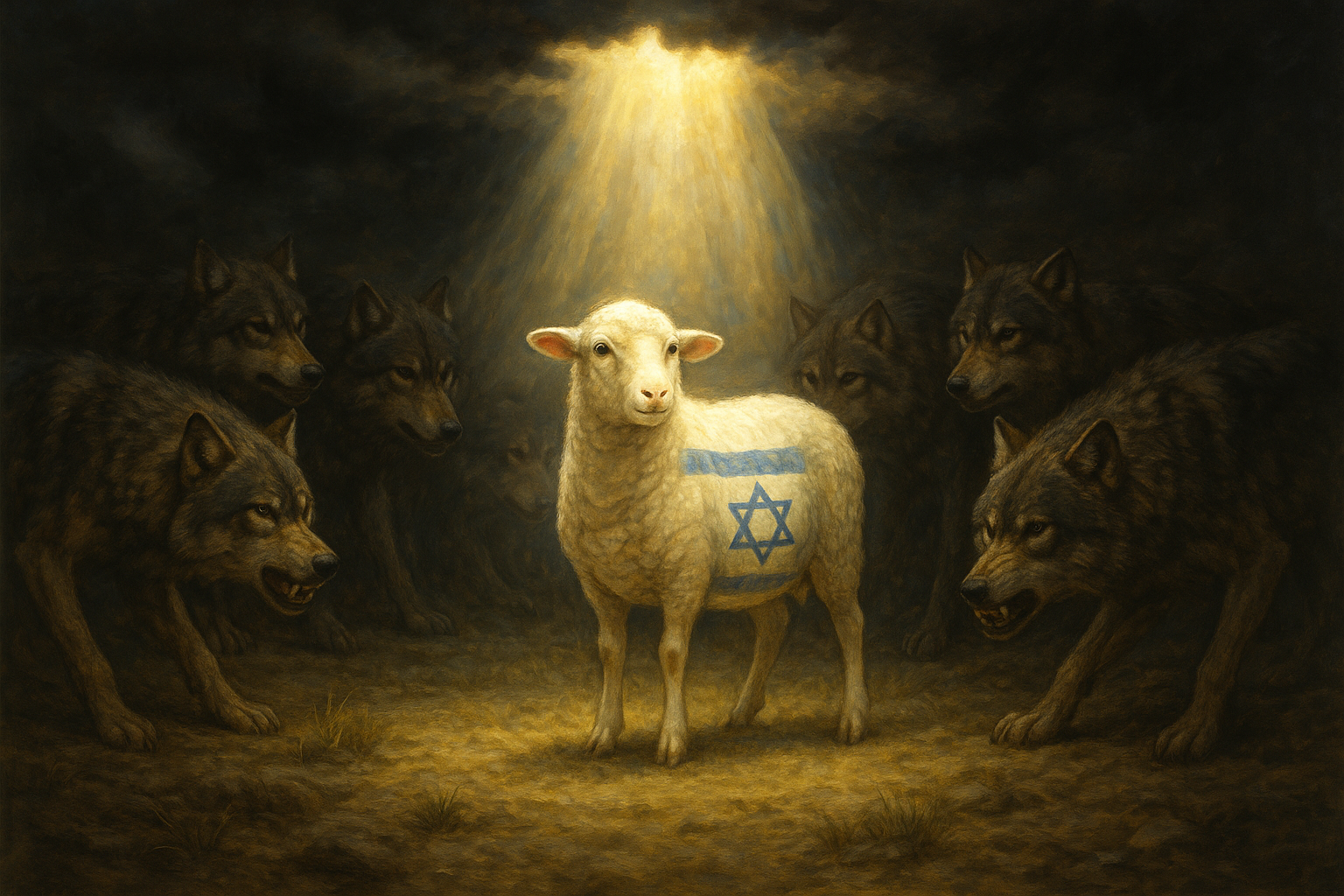 20250827_1543_כבשה מוקפת זאבים_simple_compose_01k3nrr1h2fcztxk273k5kepjc.png